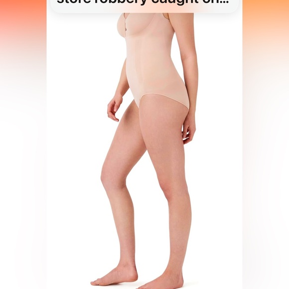 SPANX OnCore Open-Bust Panty Bodysuit  Sculpt Body Shaper Level 3 Compression - - Picture 2 of 9